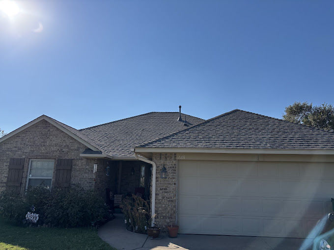 Preventative roof inspections Oklahoma City finished roof showcasing proper installation