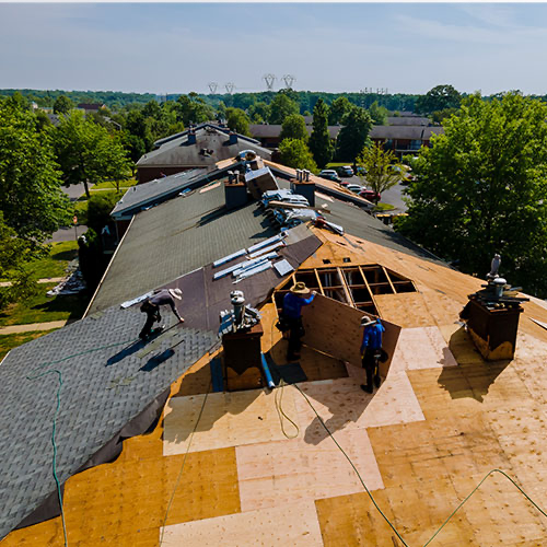 Roofing and construction work completed by Hart Roofing & Construction on a residential property.