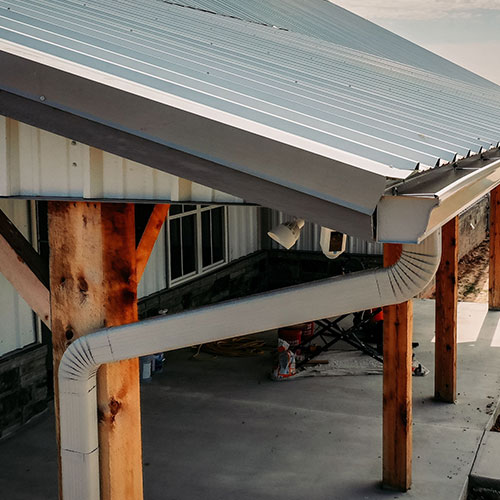 Metal roofing Oklahoma City side view of standing seam metal roof